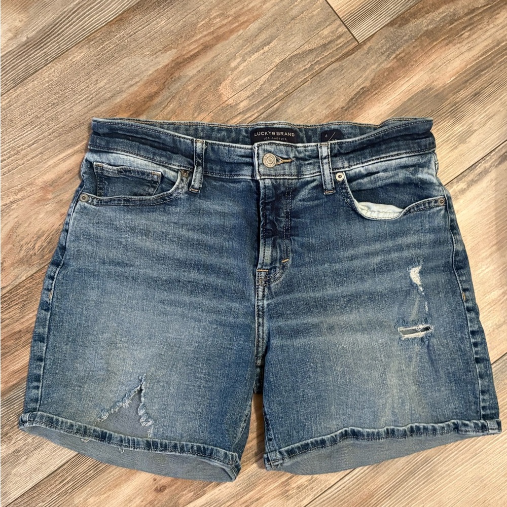 Lucky Brand Women's Distressed Denim Shorts